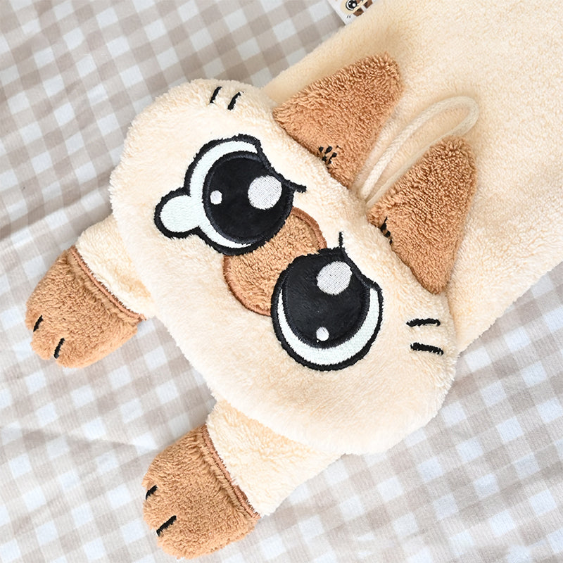 KADOKAWA Siamese Cat Print Hand Towel