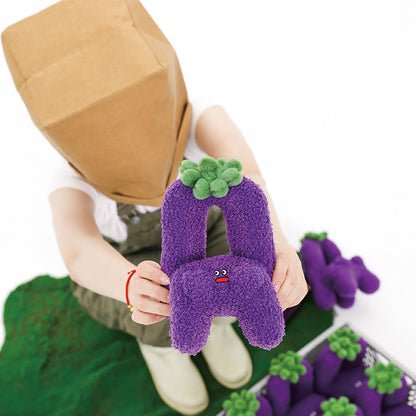 LOGALOGA Eggplant  (Mobile Phone Holder) Plush