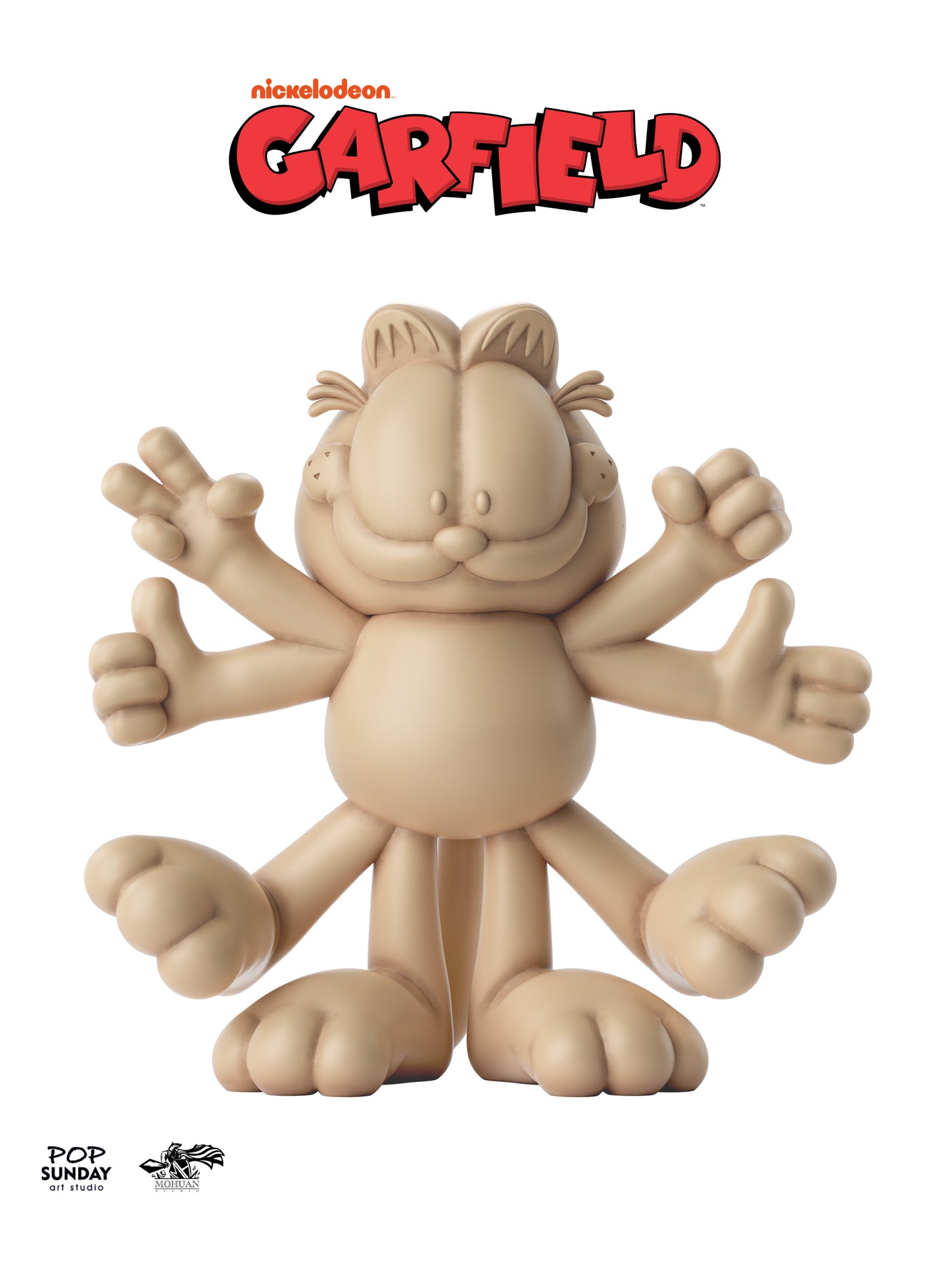 Garfield Da Vinci Vitruvian Man （Limited Edition）