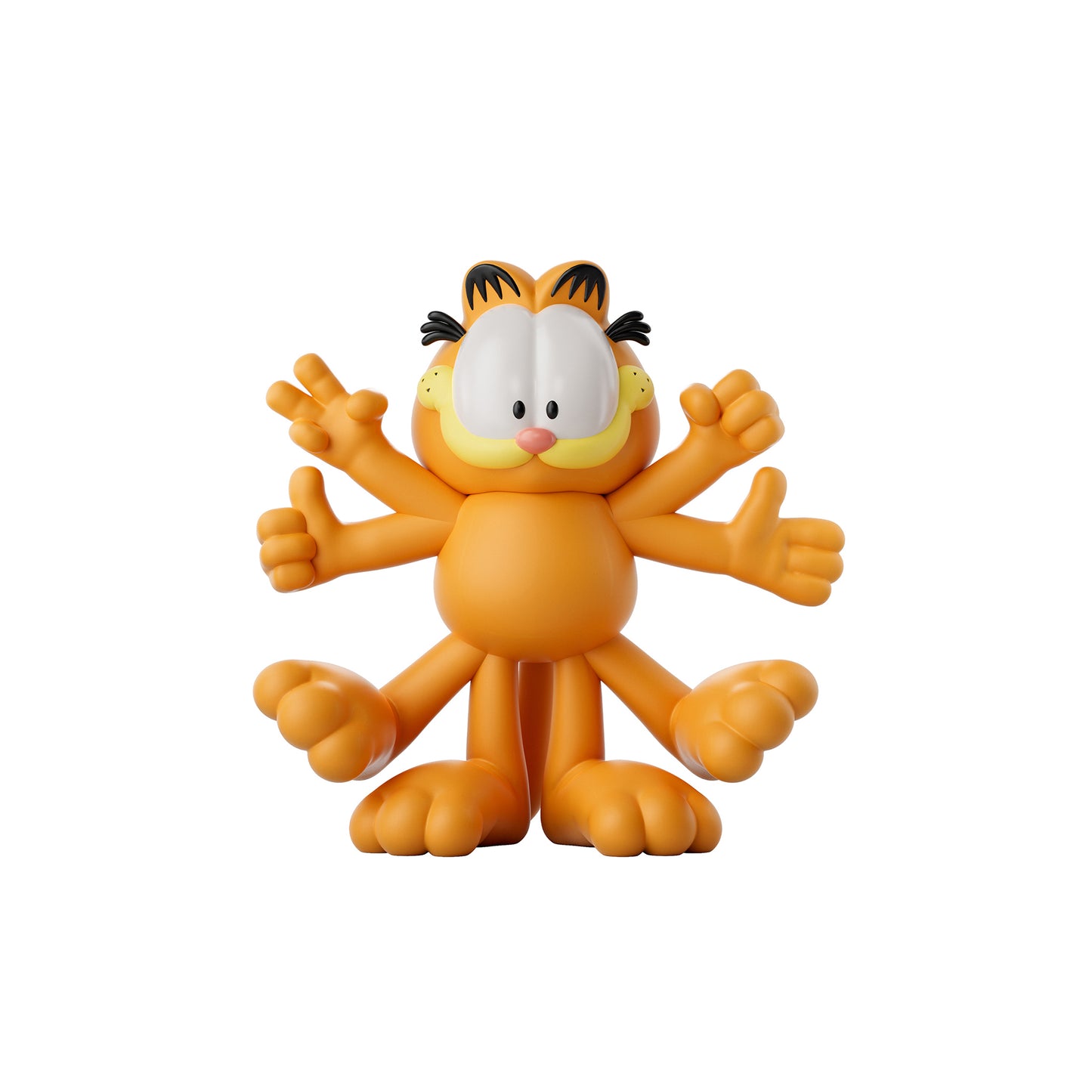 Garfield Da Vinci Vitruvian Man （Original Color）