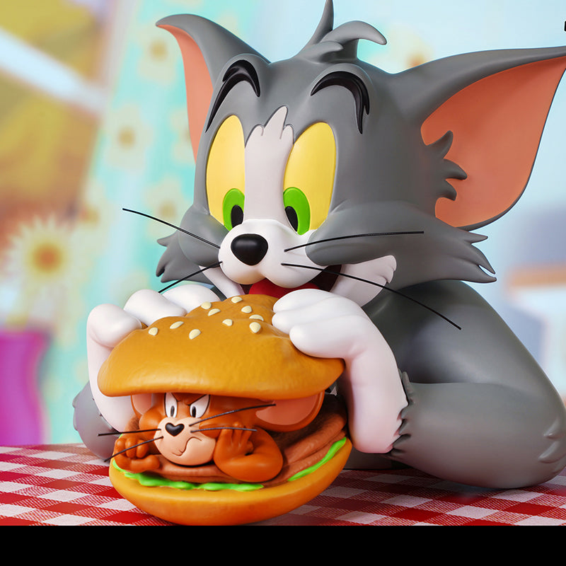 Tom and Jerry Burger Vinyl Bust