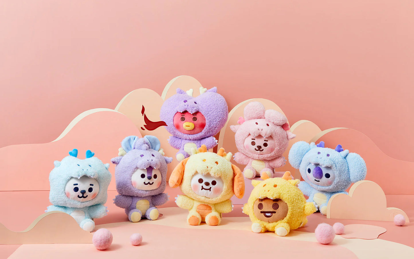 BT21 COOKY BABY DOLL KEYRING DRAGON EDITION