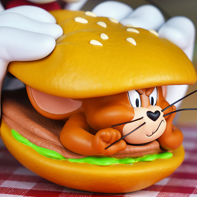 Tom and Jerry Burger Vinyl Bust