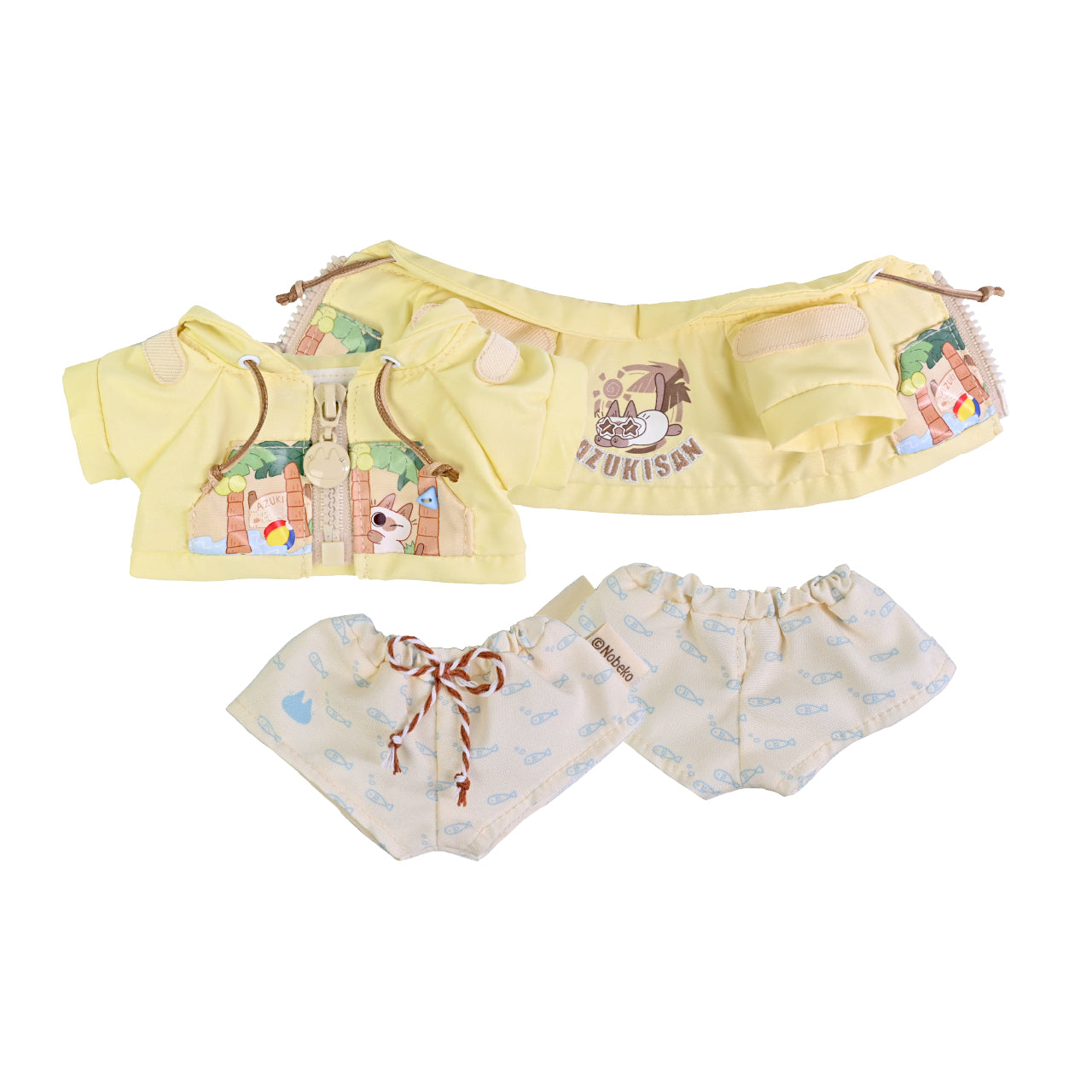 Azukisan Siamese Cat - Cotton Doll Series 20cm Cotton Doll