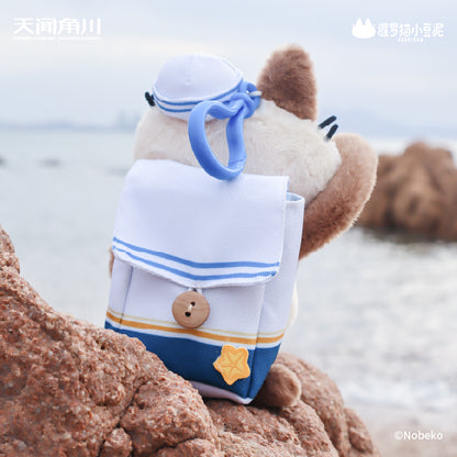 20,000 Leagues Under the Dou Sea Series of Azukisan Siamese Cat Plush Keychain Shopping Tote - Sailing Sailor Dou