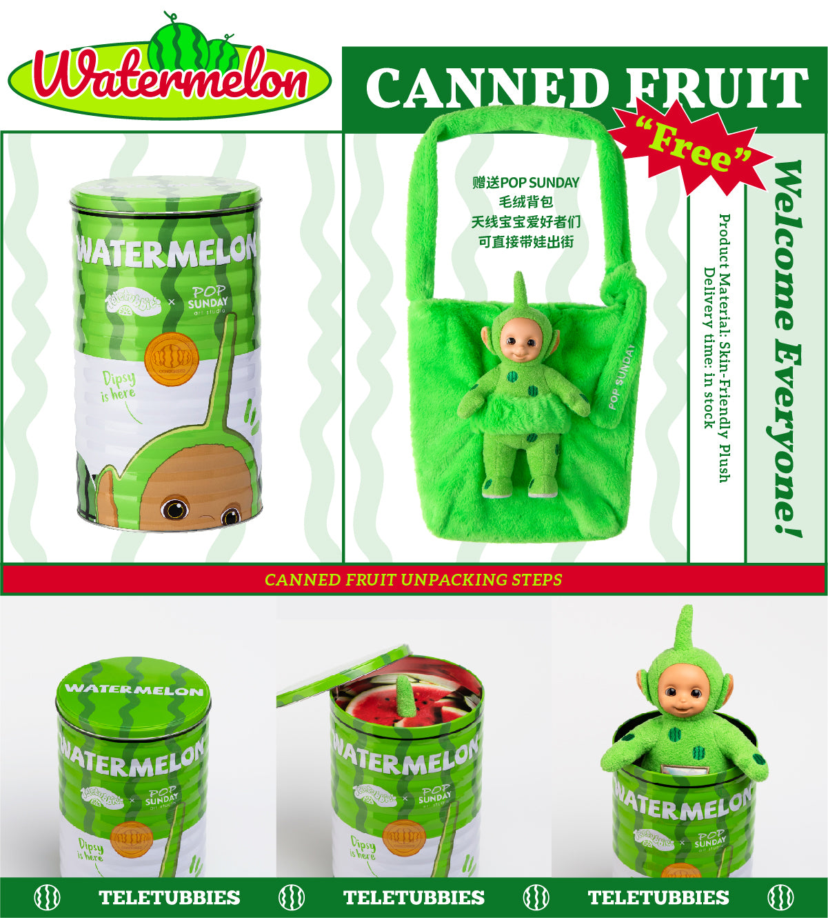 Teletubbies Canned Fruit