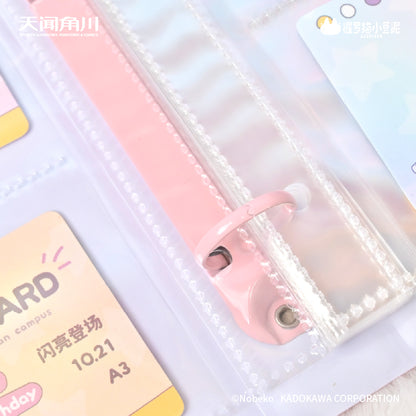 Azukisan Siamese Cat - Good Morning Dou Ni Classmate Series Two-Pocket Loose-Leaf Card Album