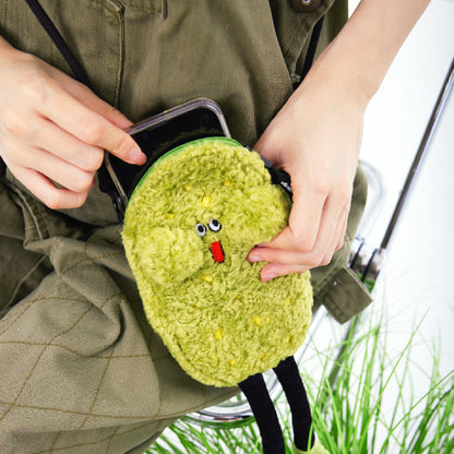 LOGALOGA Dog sneaking (creative mobile phone bag) Plush