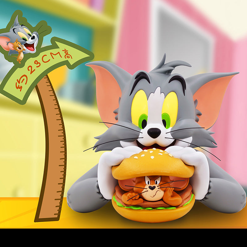 Tom and Jerry Burger Vinyl Bust