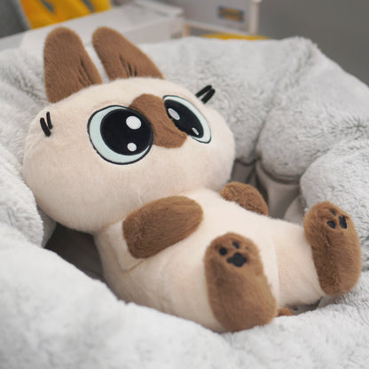 Azukisan Siamese Cat - 35cm Plush Doll Series Hugging Dou