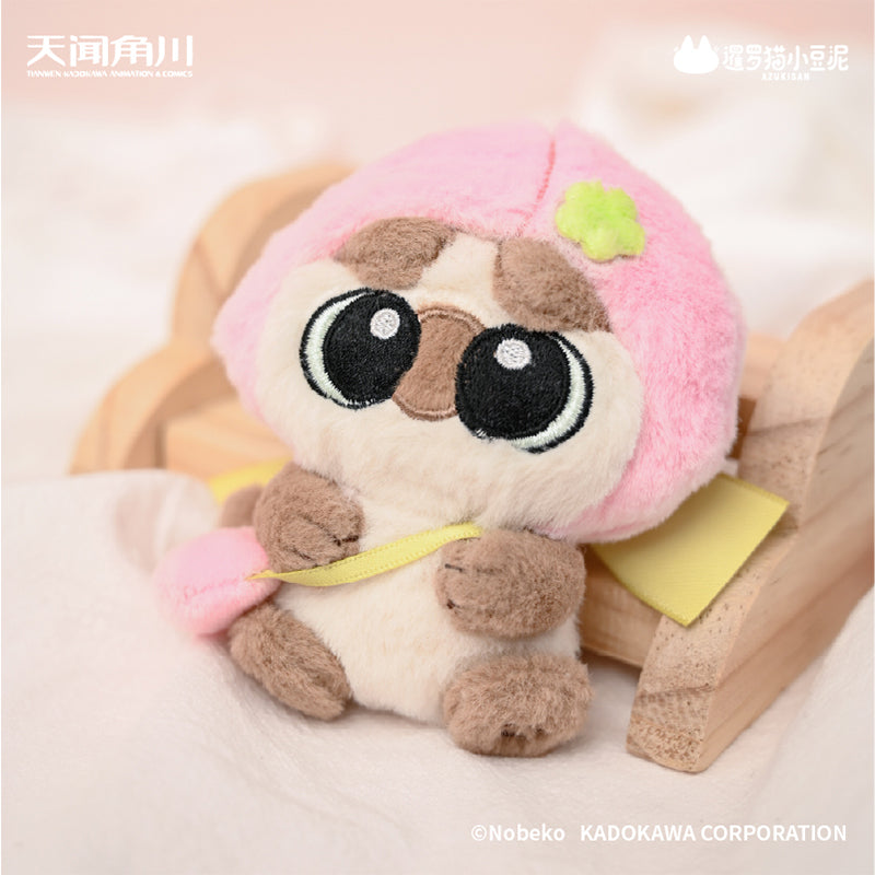Azukisan Siamese Cat - Fruity Series Plush Fridge Magnet Keychain Blind Box