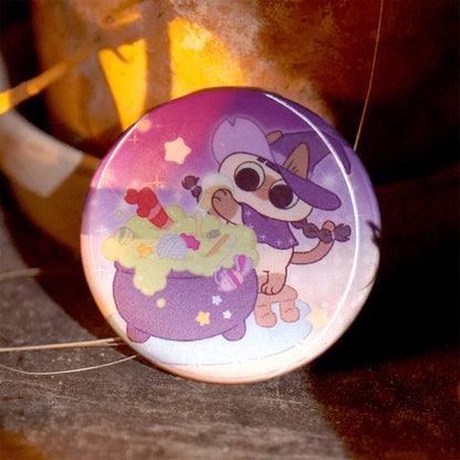 Azukisan Siamese Cat - Dou's Magic Isn't Very Effective Series Lenticular Badge Blind Box