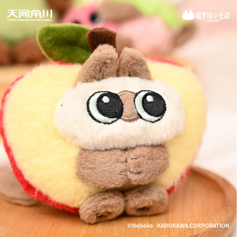 Azukisan Siamese Cat - Fruity Series Plush Fridge Magnet Keychain Blind Box