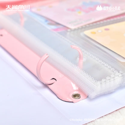 Azukisan Siamese Cat - Good Morning Dou Ni Classmate Series Two-Pocket Loose-Leaf Card Album