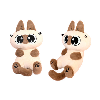 Azukisan Siamese Cat - 35cm Plush Doll Series Hugging Dou