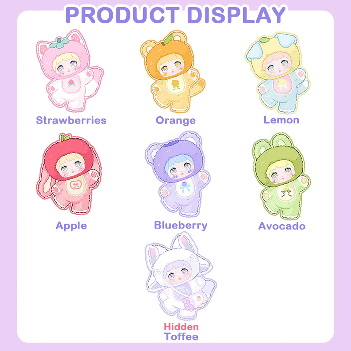 Nommi Interesting Fruits Series Plush Blind Box
