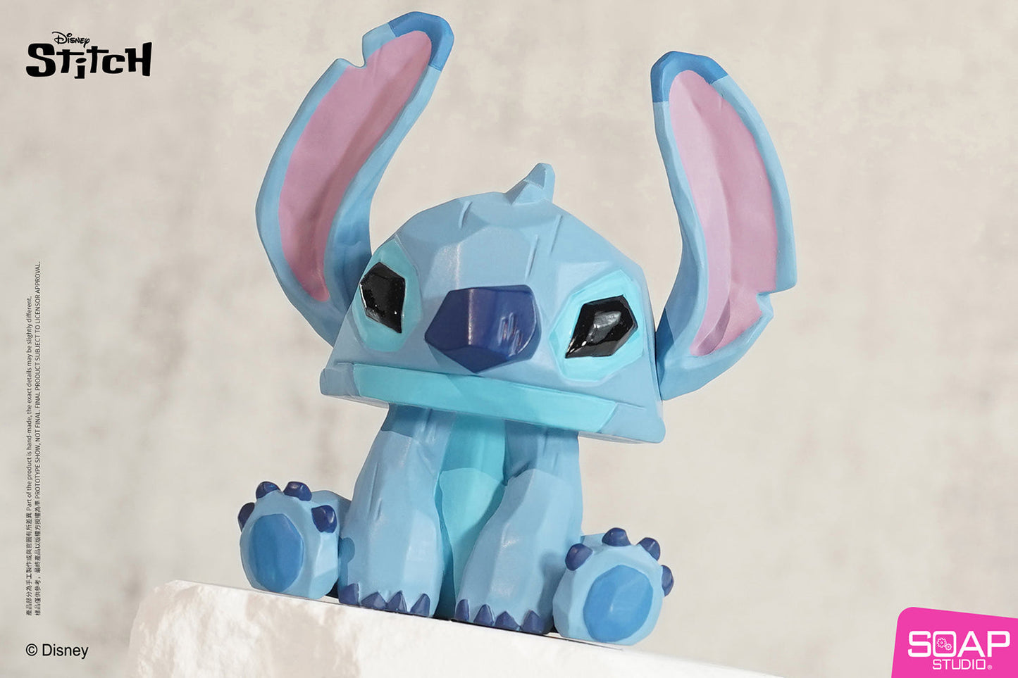 Stitch and Lilo Faux Wood Totem Carving Statue