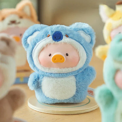 Lulu The Piggy Animal Party Puppet Show PVC Face Plush Keychain Blind Box