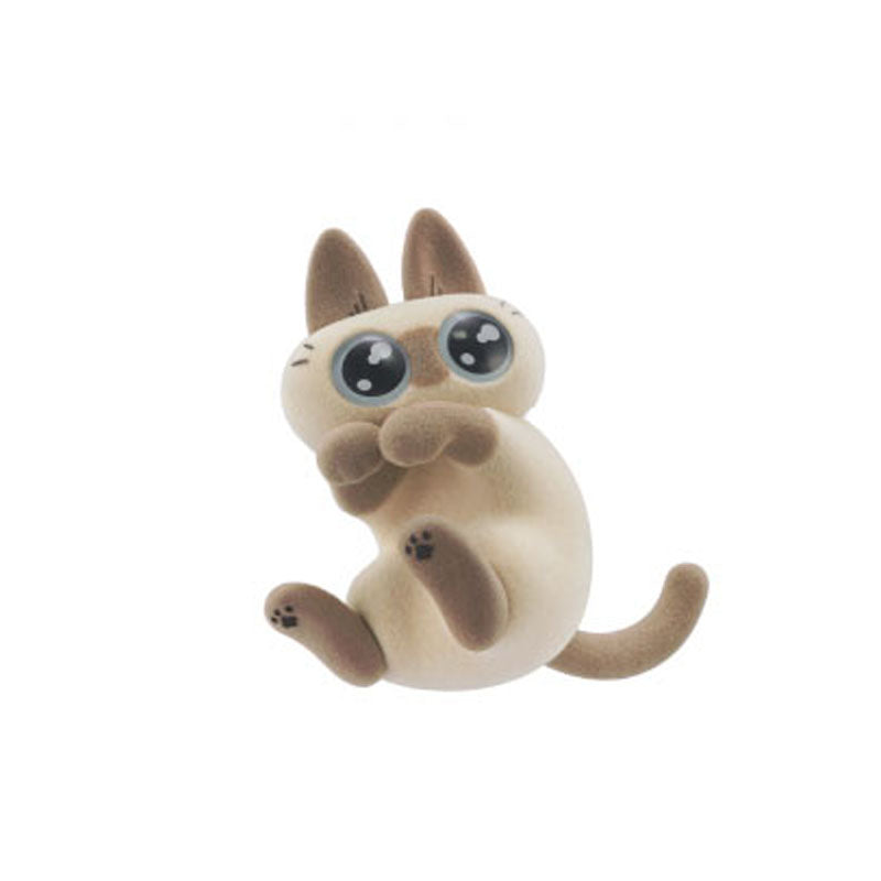 【MYSTERY BOX】- Siamese Cat small bean paste blind box hand-made plush cute day card usually officially authorized by cats around