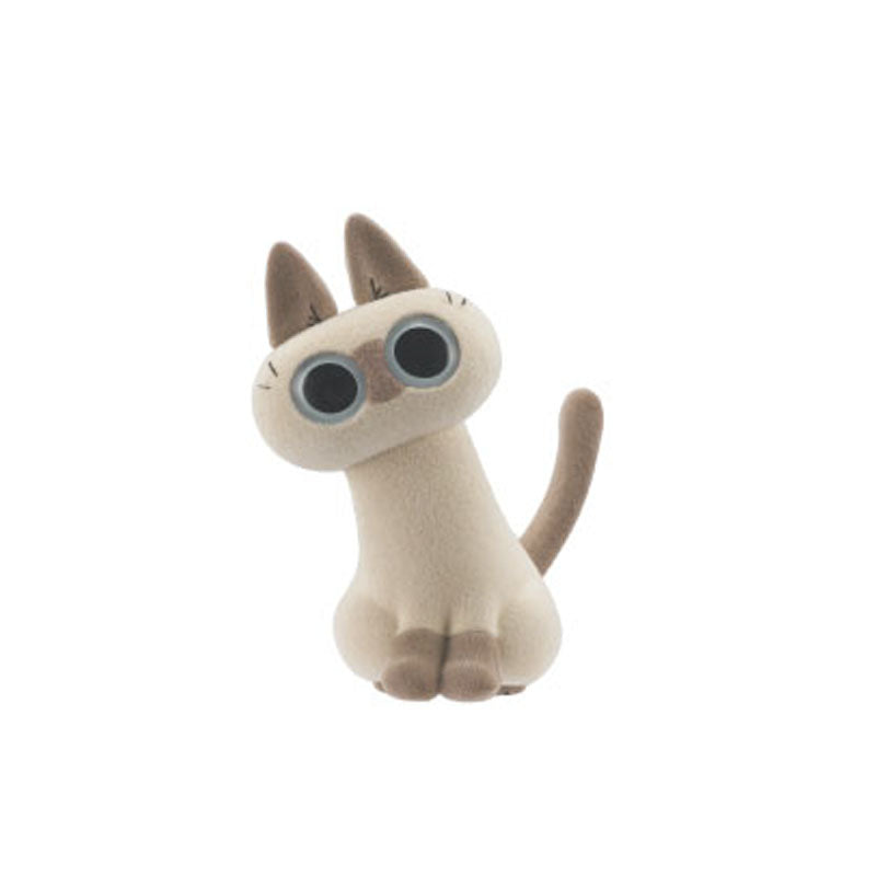 【MYSTERY BOX】- Siamese Cat small bean paste blind box hand-made plush cute day card usually officially authorized by cats around