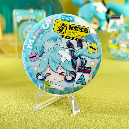 The fallen Hatsune Miku double-flash badge
