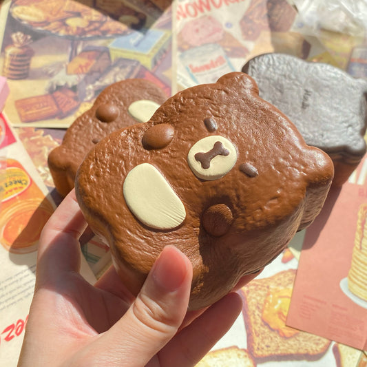 Capybara Chocolate Cookie Squishy Toy