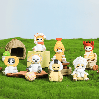 Mofusand 2nd Generation – 'Shark Who Doesn’t Want to Be a Cat' Cute Q-version Blind Box