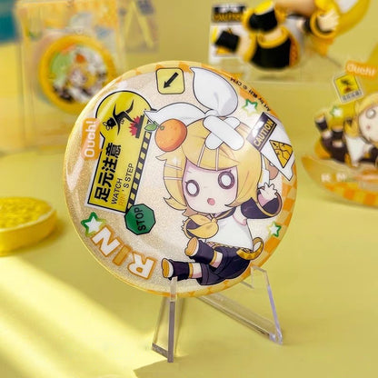 The fallen Hatsune Miku double-flash badge