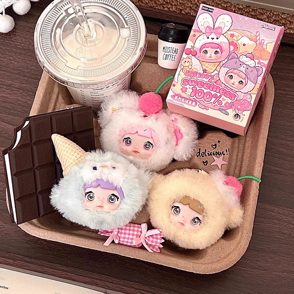 Nommi Glutinous Rice 100% Sweetness Series Plush Blind Box
