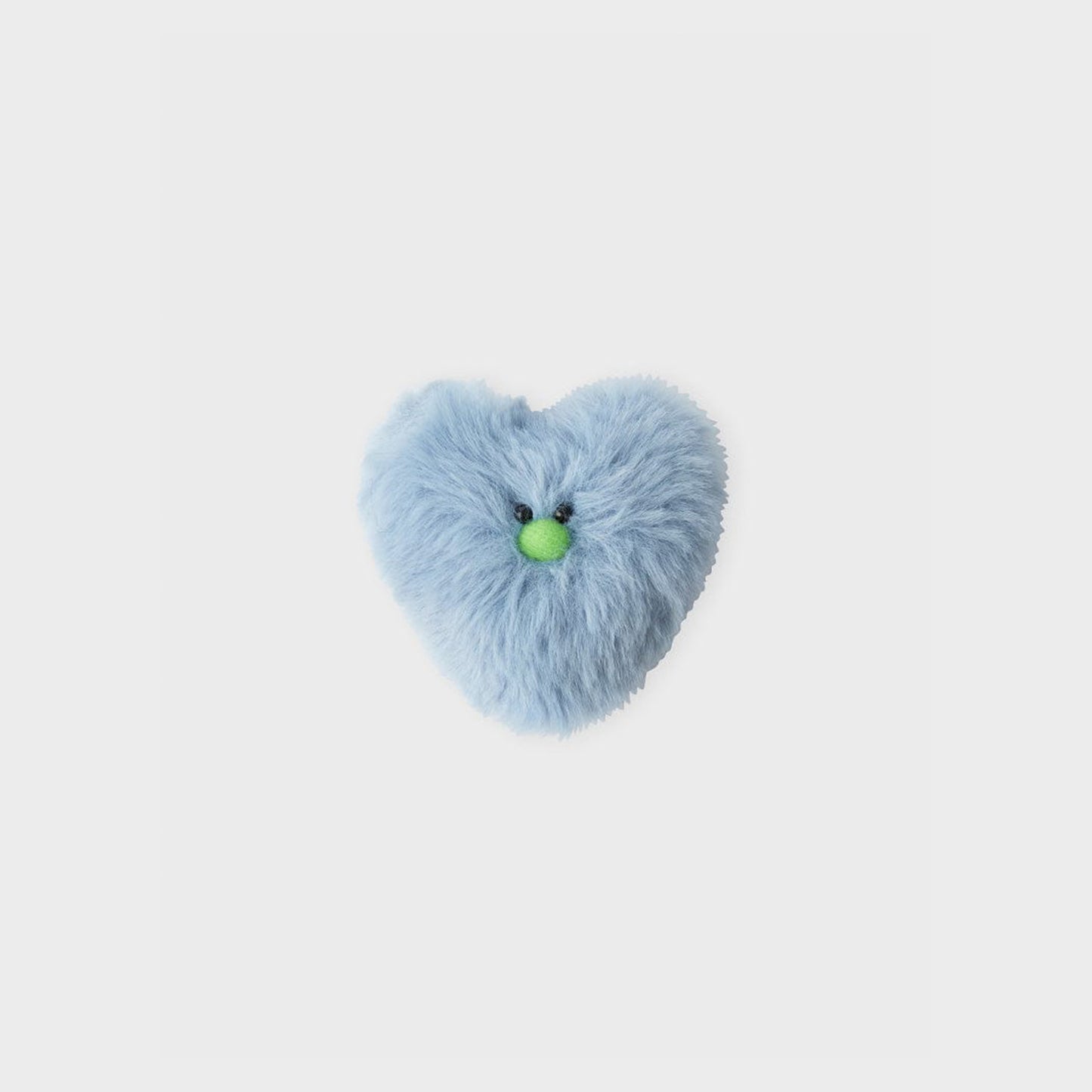 COLLER HEART SHAPED FURRY PLUSH STICON