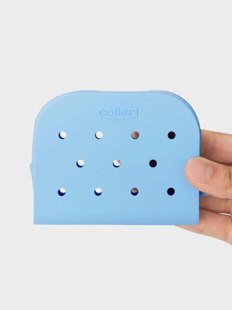 COLLER SILICON POUCH LIGHT BLUE (S)