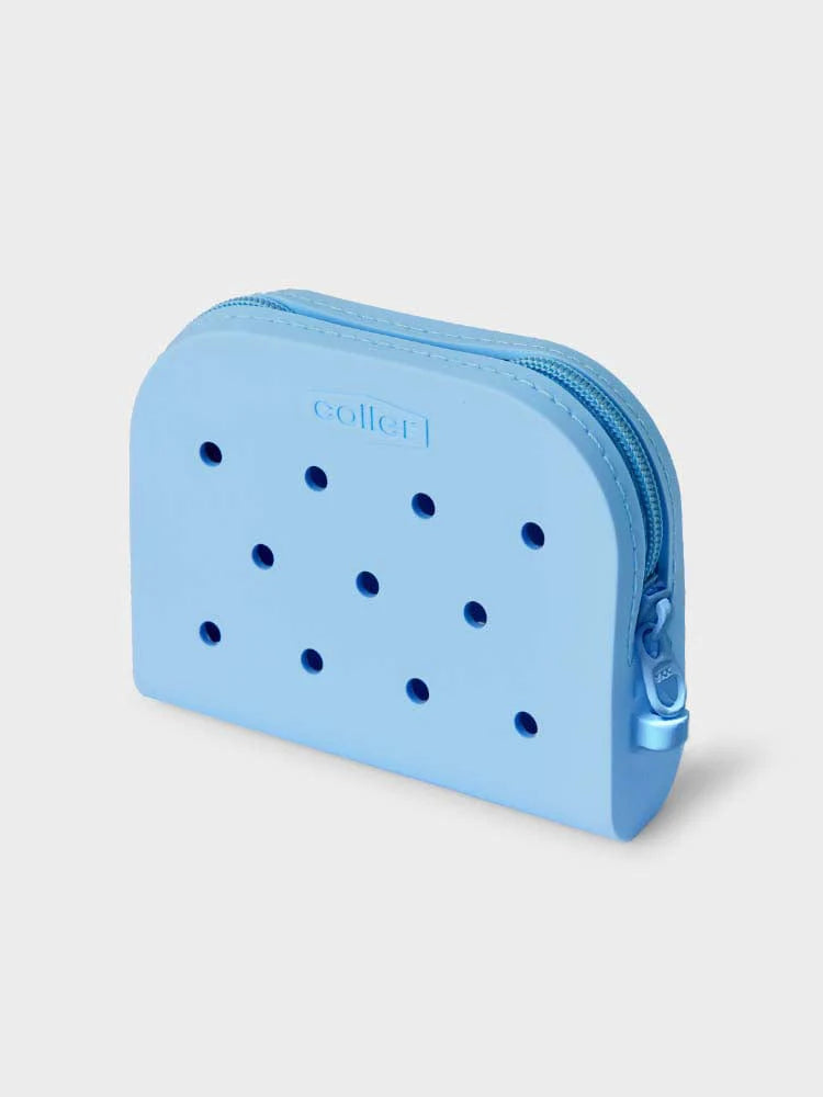 COLLER SILICON POUCH LIGHT BLUE (S)