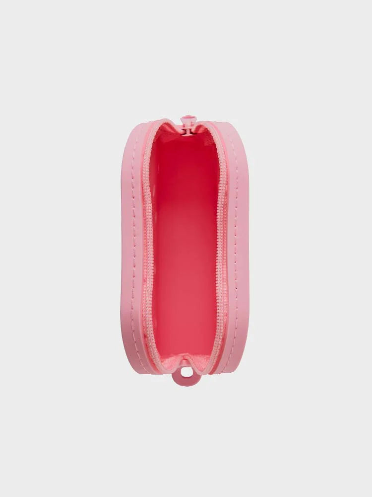 COLLER SILICON POUCH PINK (S)